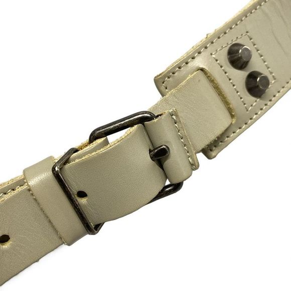 Balenciaga Shoulder Bag The Mens Di 141175 Ivory And Gray Leather - Picture 14 of 15